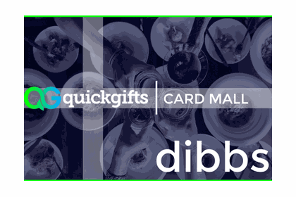 QuickGifts Mall dibbs Gift Card Logo