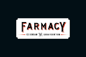 Farmacy Ice Cream & Soda Fountain Logo 