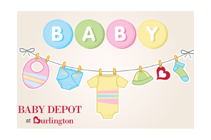 Baby Depot at Burlington Gift Card Logo
