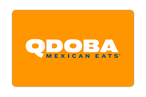 Qdoba Mexican Eats Gift Card Logo
