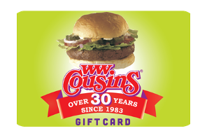 W.W. Cousins Restaurant Gift Card Logo 